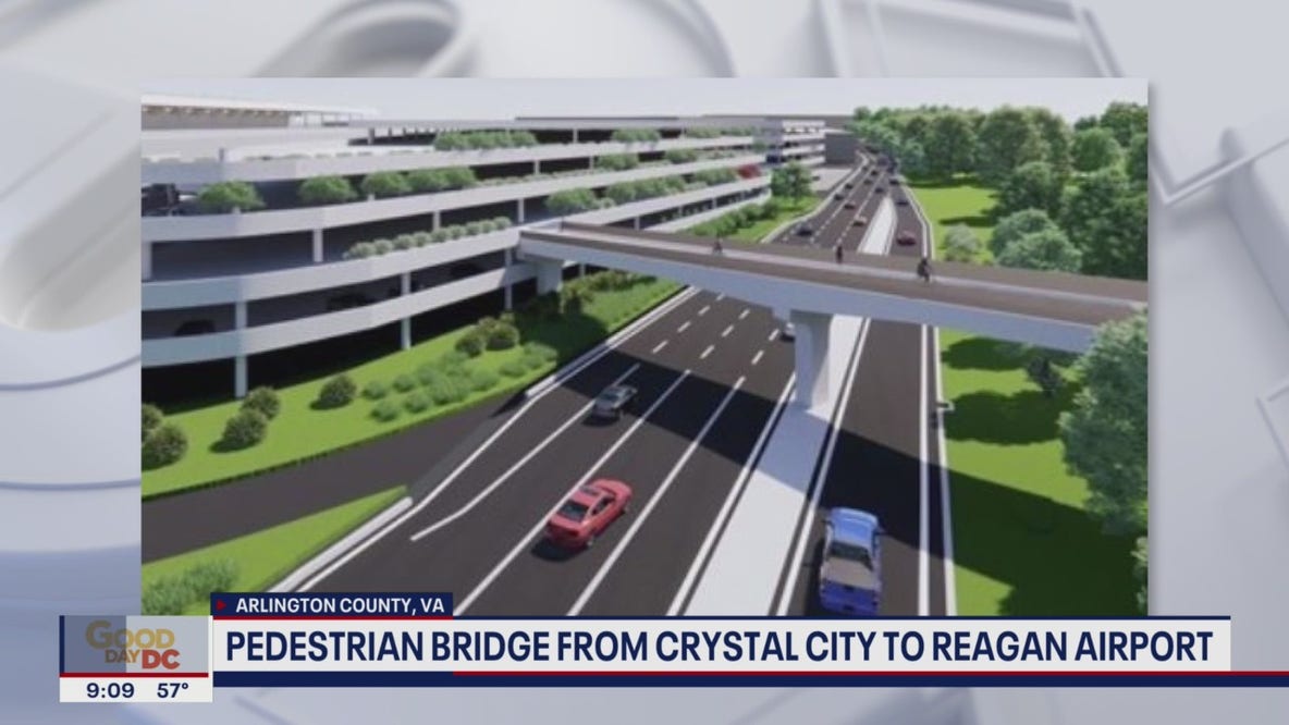 Public input sought on pedestrian bridge from Crystal City to Reagan National Airport